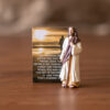 Jesus Figurine with footprints