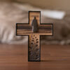 Footprints Resin Cross