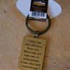 Footsteps Gold Metal Keychain - Image 2