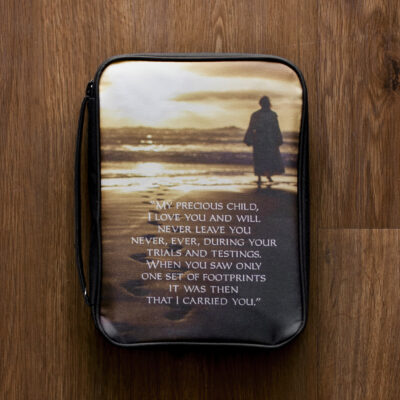 Footprints Bible Cover