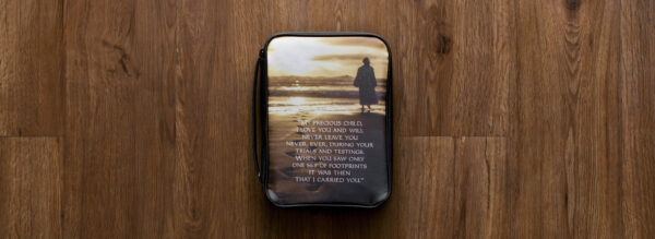 Footprints Bible Cover